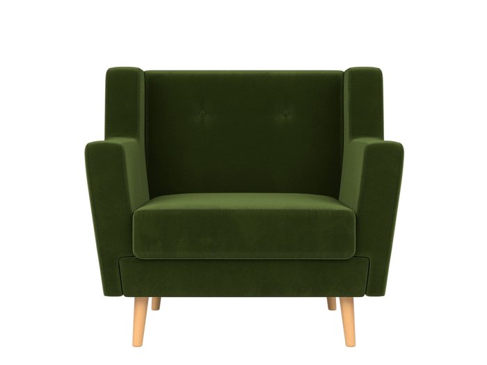 Кресло Брайтон зеленого цвета - купить Интерьерные кресла по цене 23999.0