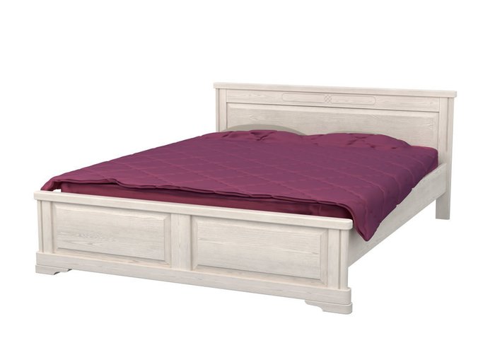 Кровать Эдем Лайт из массива ясеня цвета дуб натуральный 200х195