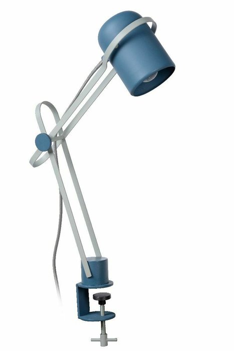 Настольная лампа Bastin 05535/01/35 (металл, цвет синий) - купить Рабочие лампы по цене 11537.0