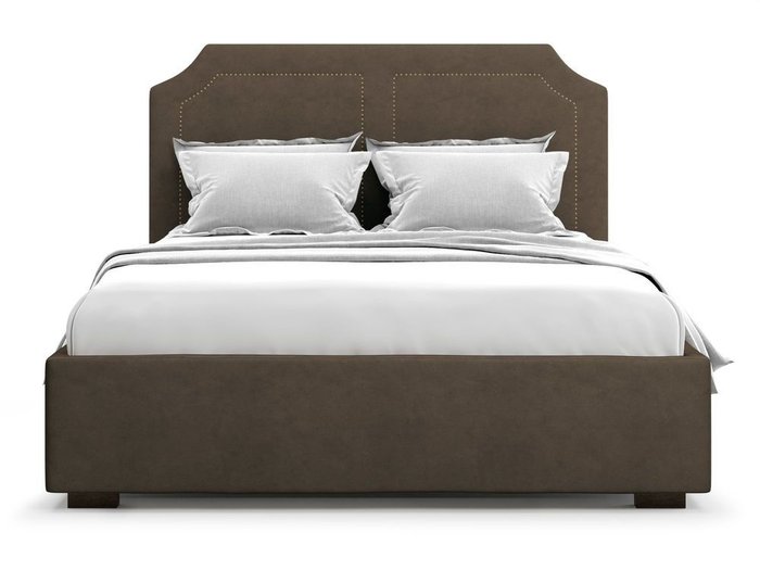 Кровать с подъемным механизмом Lago 140х200 коричневого цвета - купить Кровати для спальни по цене 40000.0
