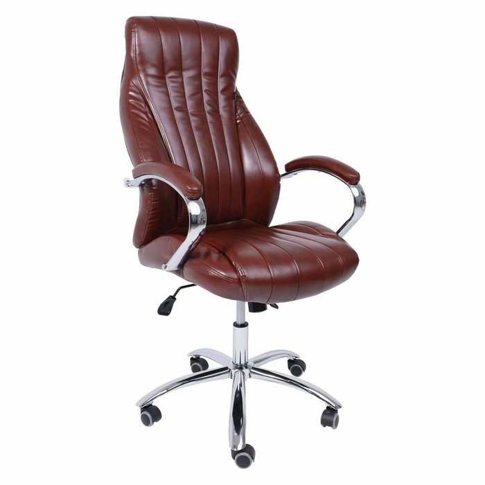Кресло поворотное Mastif темно-коричневого цвета