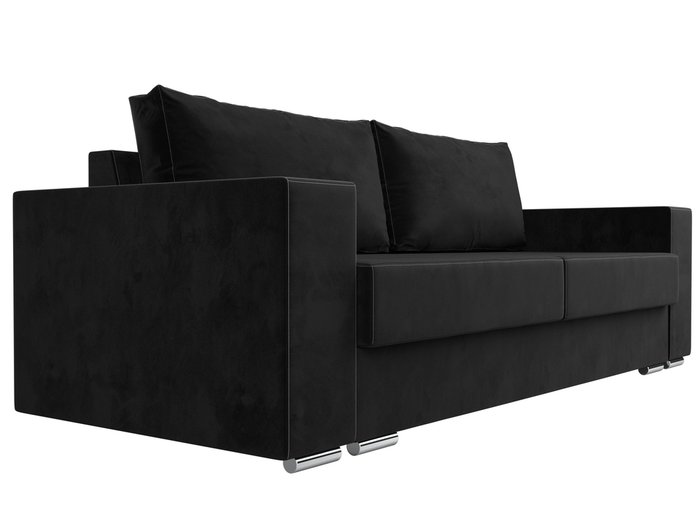 Прямой диван-кровать Исланд черного цвета - лучшие Прямые диваны в INMYROOM
