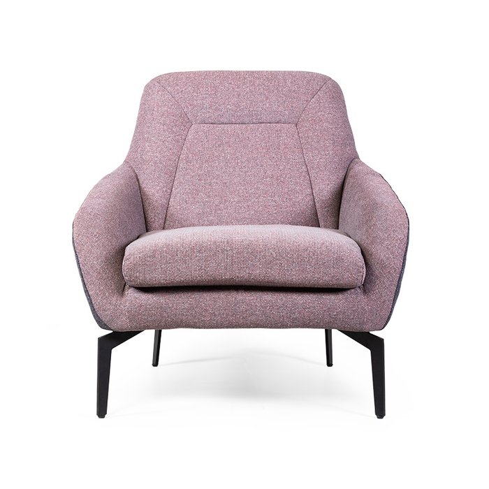 Кресло Inedita Nox серо-розового цвета - купить Интерьерные кресла по цене 44500.0