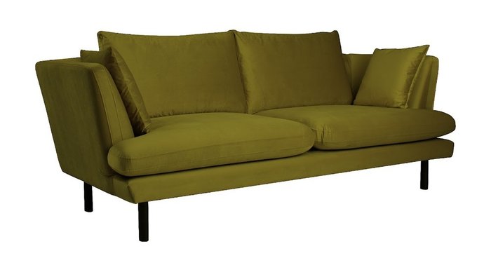 Диван двухместный Djun зеленого цвета - купить Прямые диваны по цене 116000.0