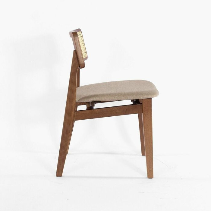 Стул Нант бежево-коричневого цвета - лучшие Обеденные стулья в INMYROOM