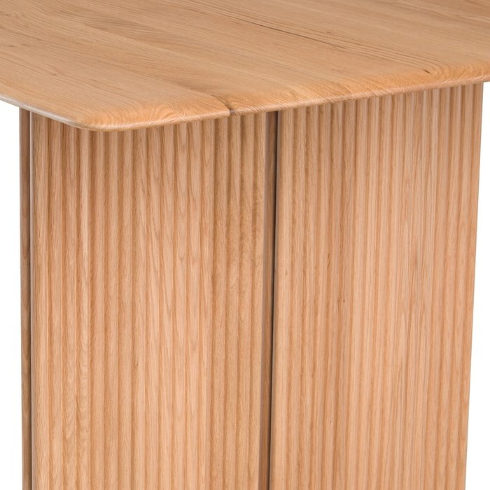 Стол обеденный из массива дуба Minela бежевого цвета - лучшие Обеденные столы в INMYROOM
