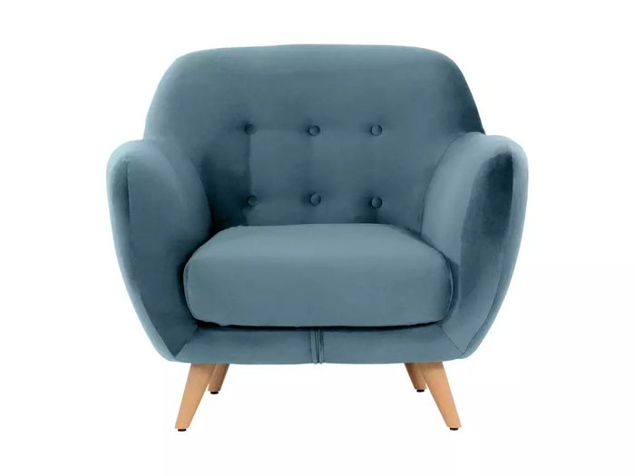 Кресло Loa темно-голубого цвета - купить Интерьерные кресла по цене 36900.0