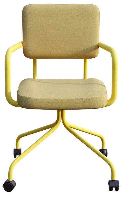 Стул офисный Весна желтого цвета - купить Офисные кресла по цене 16914.0