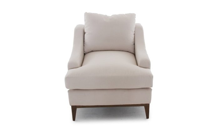Кресло светло-серого цвета - купить Интерьерные кресла по цене 57200.0