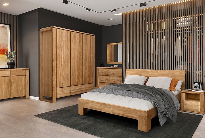 Кровать Берген 160x200 бежевого цвета без основания - лучшие Кровати для спальни в INMYROOM