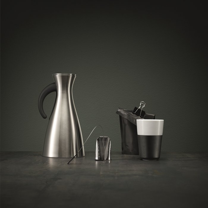 Термокувшин vacuum высокий сталь - лучшие Для чая и кофе в INMYROOM