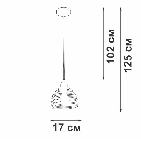 Подвесной светильник V2854-1/1S (металл, цвет черный) - купить Подвесные светильники по цене 3610.0
