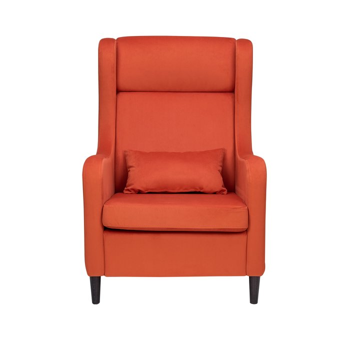 Кресло Хилтон оранжевого цвета  - купить Интерьерные кресла по цене 26060.0