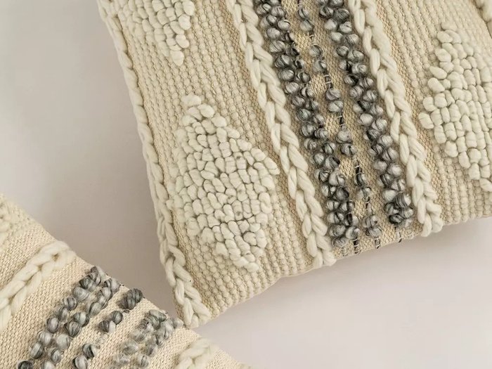 Набор из двух чехлов на подушку Canvas бежевого цвета - лучшие Чехлы для подушек в INMYROOM Набор из двух чехлов на подушку Canvas бежевого цвета - лучшие Чехлы для подушек в INMYROOM