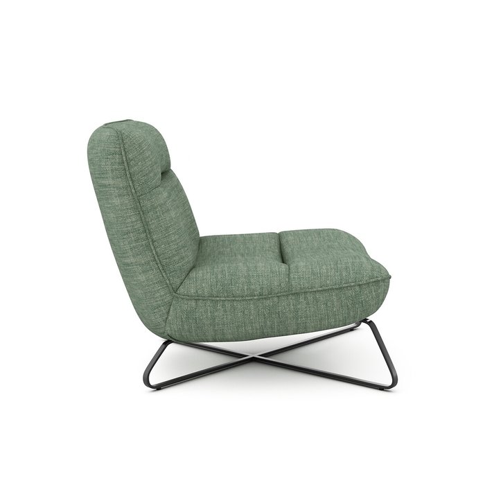 Кресло из льна Helma зеленого цвета - лучшие Интерьерные кресла в INMYROOM