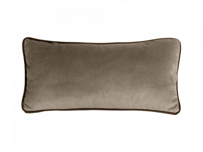 Подушка декоративная Boxy 25х50 бежево-коричневого цвета