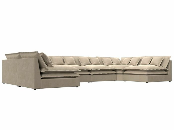 Угловой диван Лига 040 бежевого цвета  - лучшие Угловые диваны в INMYROOM