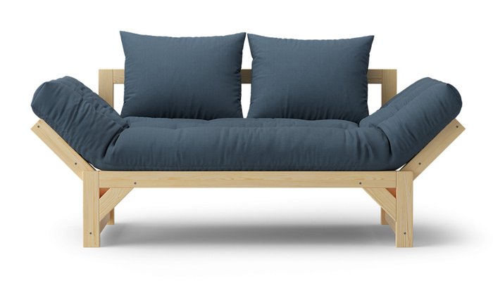 Диван-кровать Европа-2 синего цвета - купить Прямые диваны по цене 15339 Диван-кровать Европа-2 синего цвета - купить Прямые диваны по цене 15339