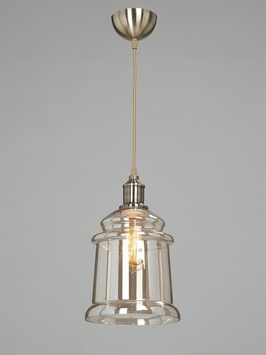 Подвесной светильник с плафоном из стекла - купить Подвесные светильники по цене 5726.0