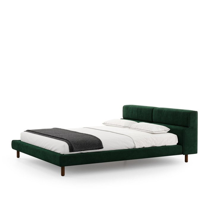 Кровать Cascade 180х200 темно-зеленого цвета