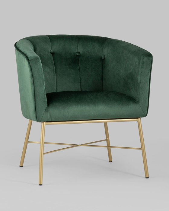Кресло Шале зеленого цвета - купить Интерьерные кресла по цене 23990.0