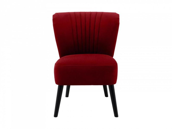 Кресло Barbara бордового цвета - купить Интерьерные кресла по цене 18810.0