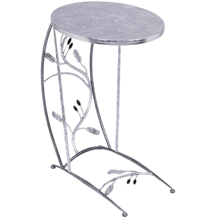 Стол кофейный Oliva Branch серебряного цвета - купить Кофейные столики по цене 16021.0