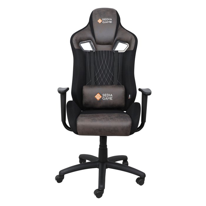 Кресло поворотное Royal черно-серого цвета - купить Офисные кресла по цене 26843.0