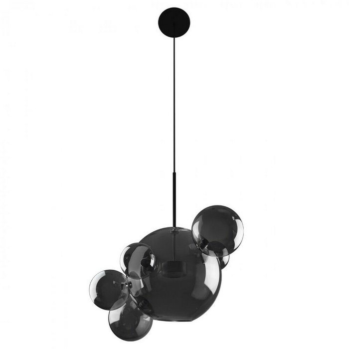 Подвесной светодиодный светильник Bolle с темно-серым плафоном