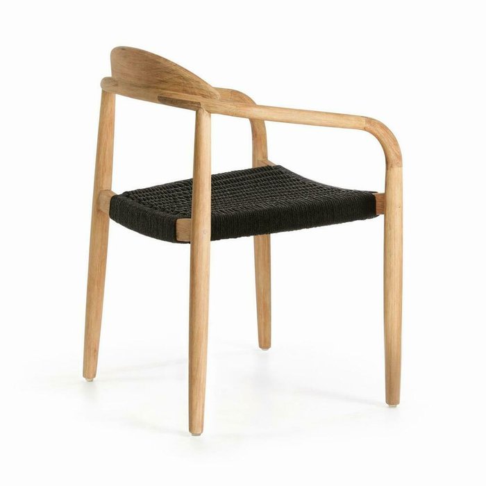 Стул GLYNIS бежево-черного цвета - лучшие Обеденные стулья в INMYROOM
