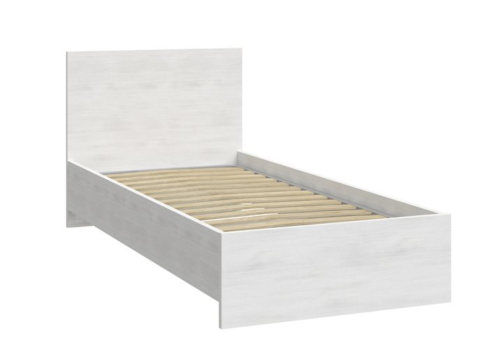 Кровать Виктория 80х200 серо-белого цвета