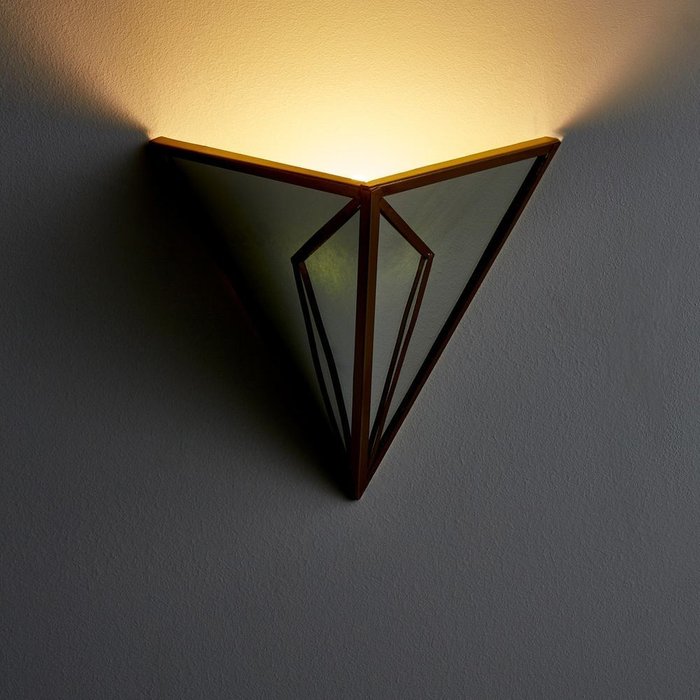 Настенный светильник Trigala из металла с зеркальными элементами  - лучшие Бра и настенные светильники в INMYROOM