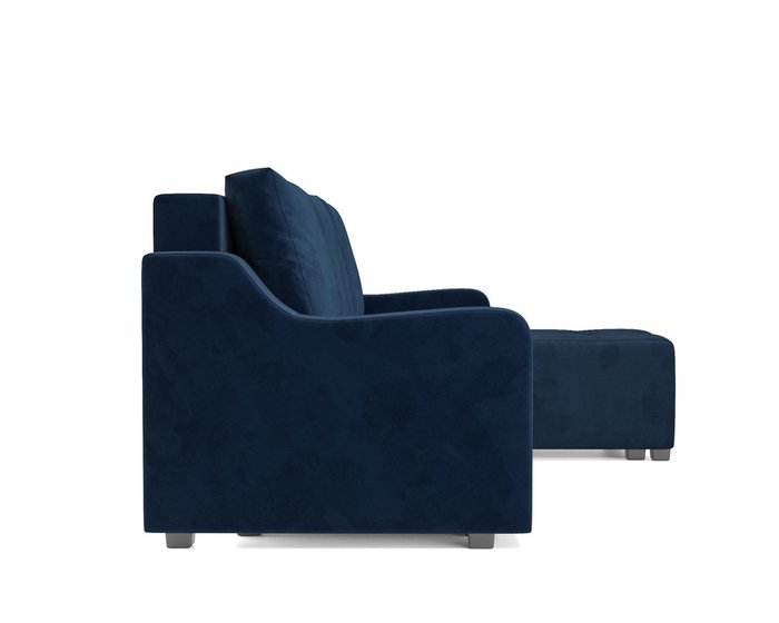 Угловой диван Берн темно-синего цвета - лучшие Угловые диваны в INMYROOM