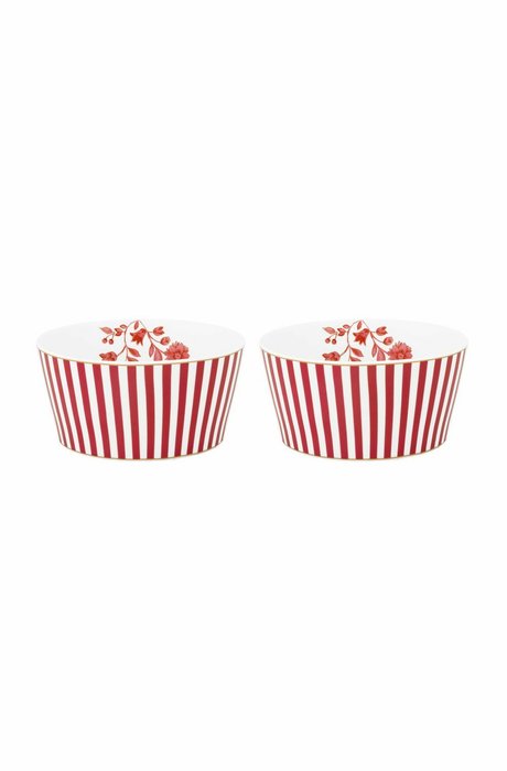 Набор из 2-х пиал Royal Stripes Dark Pink, 12 см Набор из 2-х пиал Royal Stripes Dark Pink, 12 см