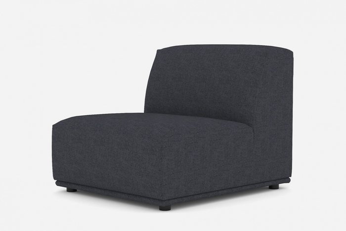 Кресло Портулак серого цвета - купить Интерьерные кресла по цене 20728.0