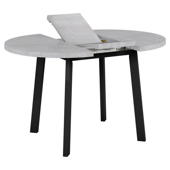 Раздвижной обеденный стол Next серого цвета - купить Обеденные столы по цене 32060.0