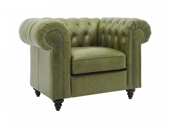 Кресло Chester Classic зеленого цвета - купить Интерьерные кресла по цене 142600.0