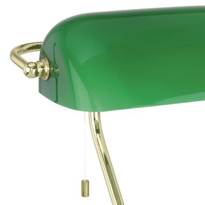 Лампа настольная Banker с плафоном зеленого цвета - купить Рабочие лампы по цене 9990.0
