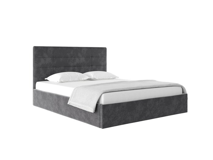 Кровать с подъемным механизмом Соната 180х200 серого цвета