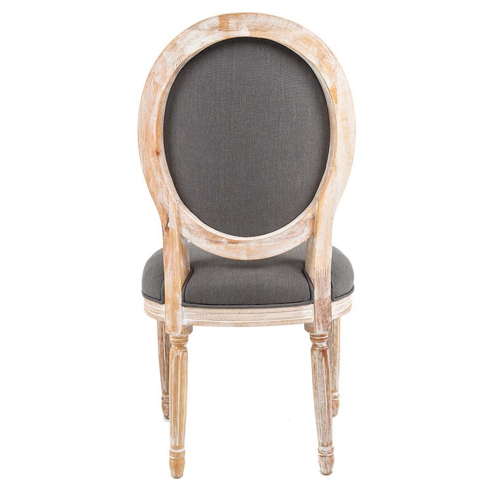 Стул Луи Туманная луна с обивкой серого цвета - купить Обеденные стулья по цене 32000.0