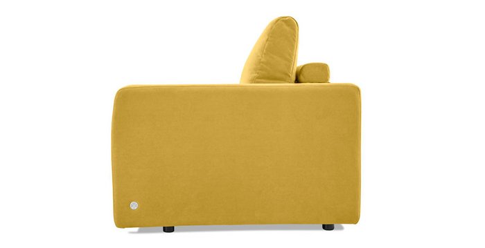 Прямой диван-кровать Бруно желтого цвета  - лучшие Прямые диваны в INMYROOM
