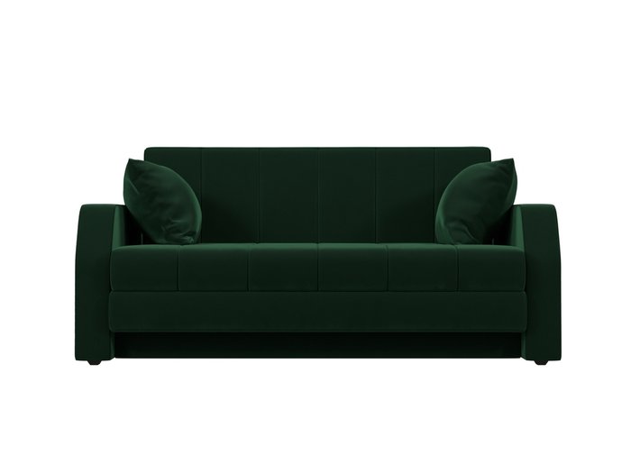 Прямой диван-кровать Малютка зеленого цвета - купить Прямые диваны по цене 34999.0