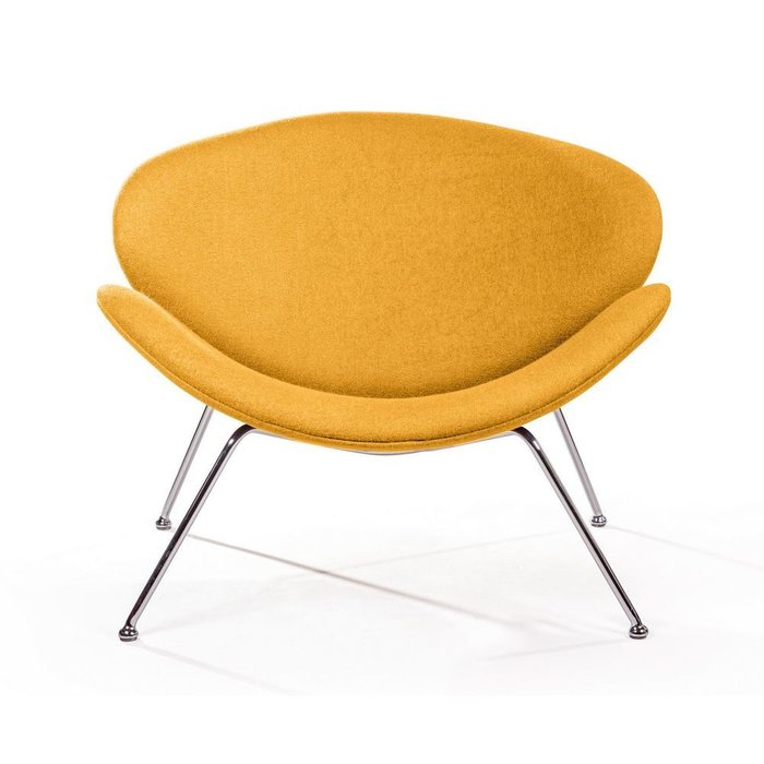 Лаунж кресло Slice желтого цвета - купить Интерьерные кресла по цене 24900.0