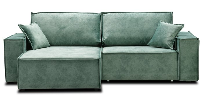 Угловой диван-кровать Фабио бирюзового цвета - купить Угловые диваны по цене 27930.0