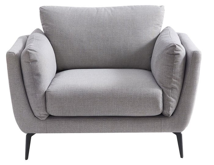 Кресло Amsterdam серого цвета  - купить Интерьерные кресла по цене 70100.0