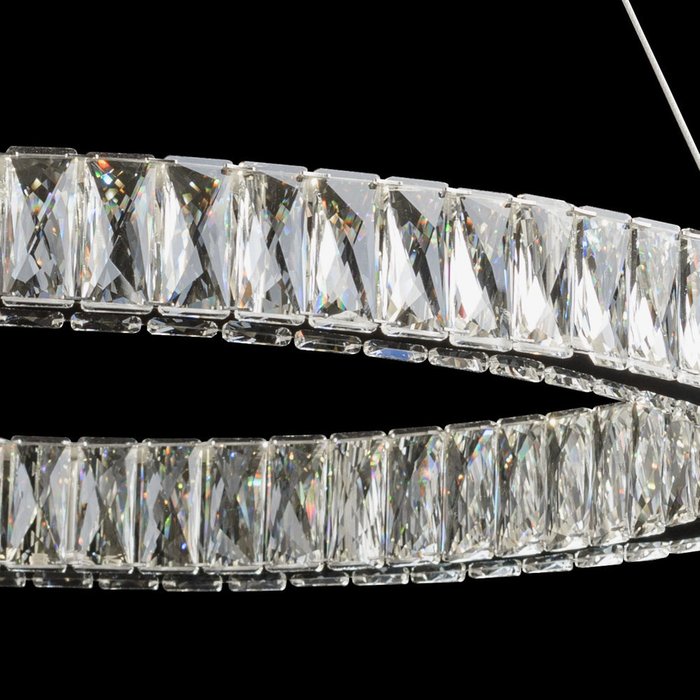 Подвесной светодиодный светильник  Гослар с хрустальными вставками - лучшие Подвесные люстры в INMYROOM