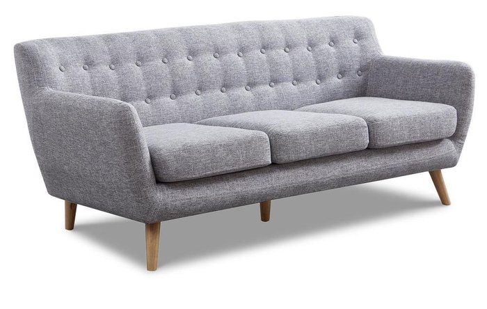 Прямой диван Copenhagen светло-серого цвета - лучшие Прямые диваны в INMYROOM