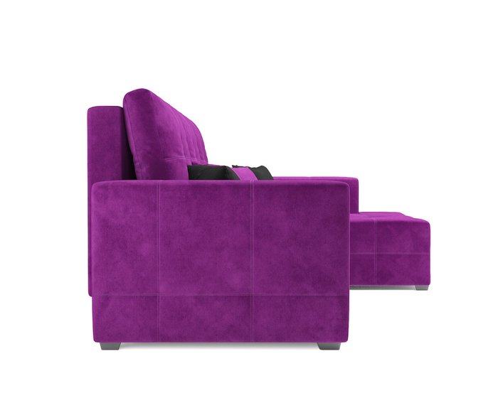 Угловой диван-кровать Монреаль фиолетового цвета правый угол - лучшие Угловые диваны в INMYROOM