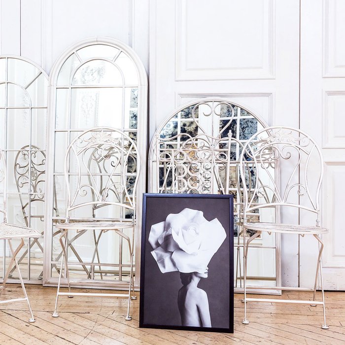 Складной стул «Шербур» (белый антик) - купить Садовые стулья по цене 5700.0