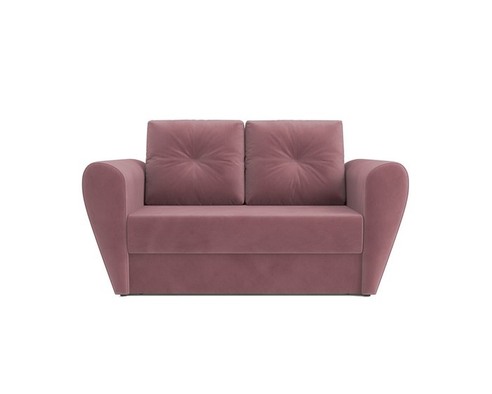 Прямой диван-кровать Квартет пудрового цвета - купить Прямые диваны по цене 26090.0